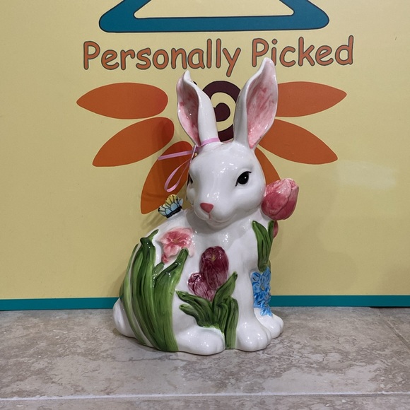 Blue Sky Clayworks BLOSSOM VALLEY JULIE BUNNY AND BUTTERFLY Figurine